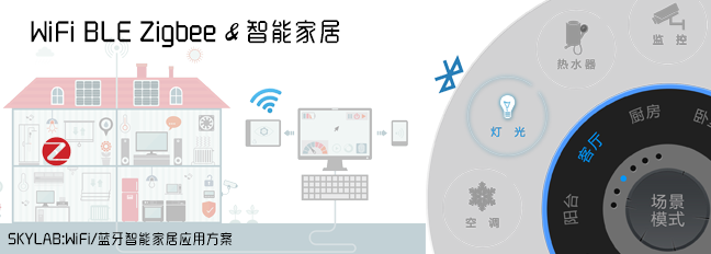 SKYLAB WiFi模块，蓝牙模块与智能家居